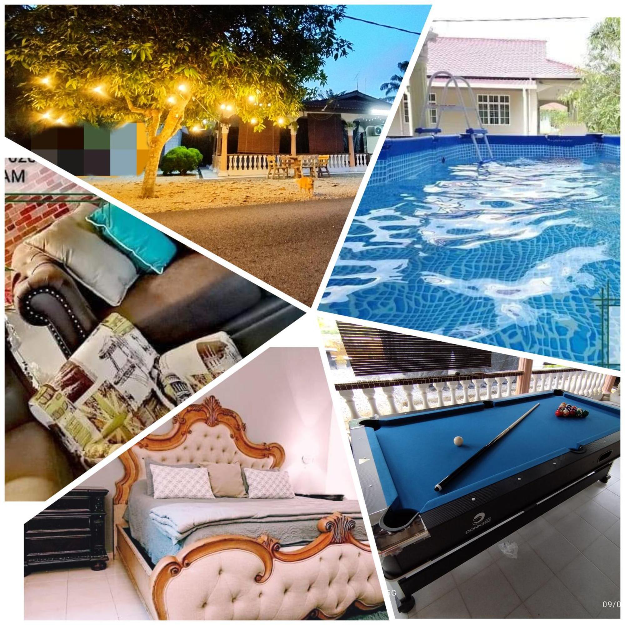 Basrie Villa "Mslim Only" - Mini Cinema , Private Pool , Wi-Fi , Netflix Muar Extérieur photo
